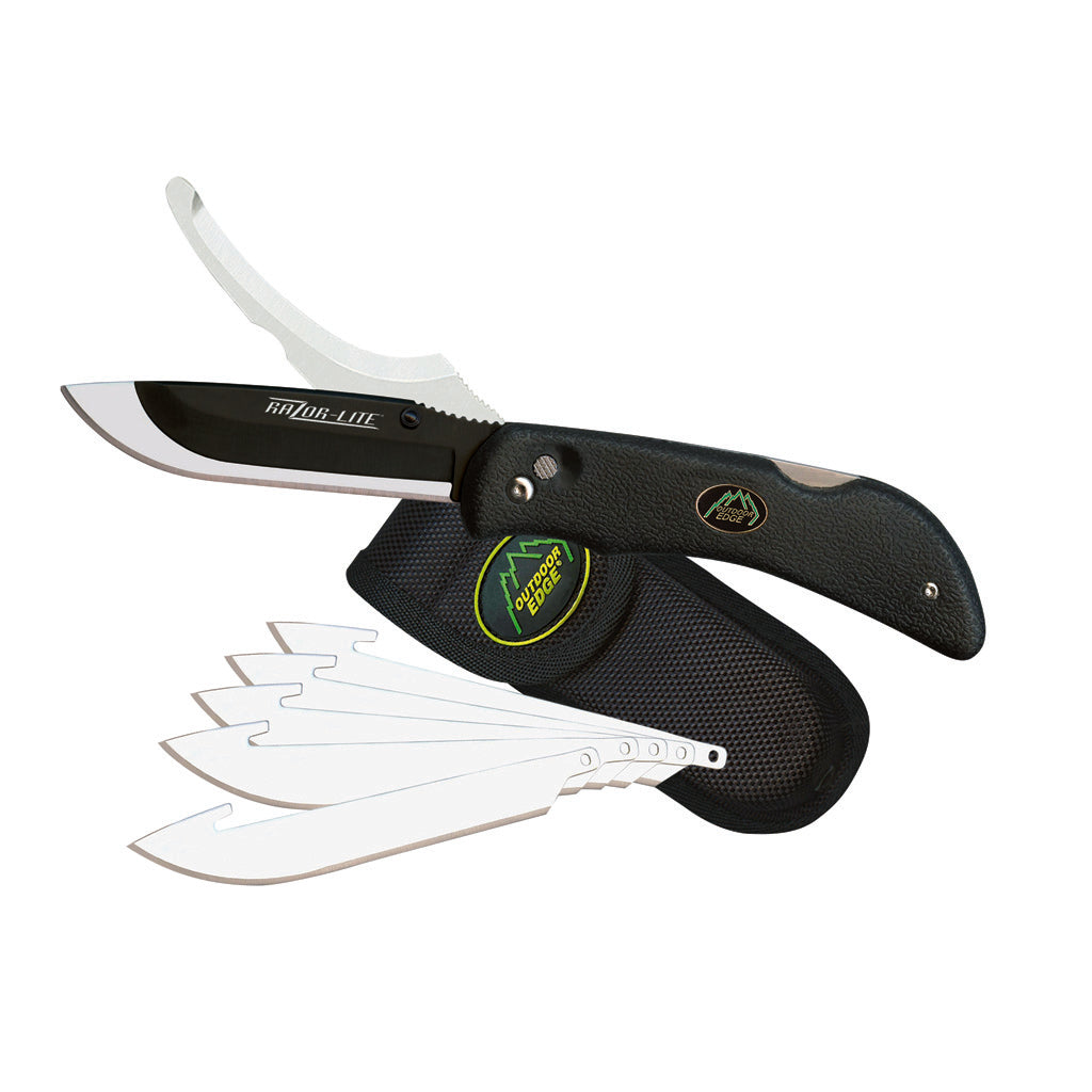 Outdoor Edge Razor-Pro Folding Knife with 6 Replacement Blades