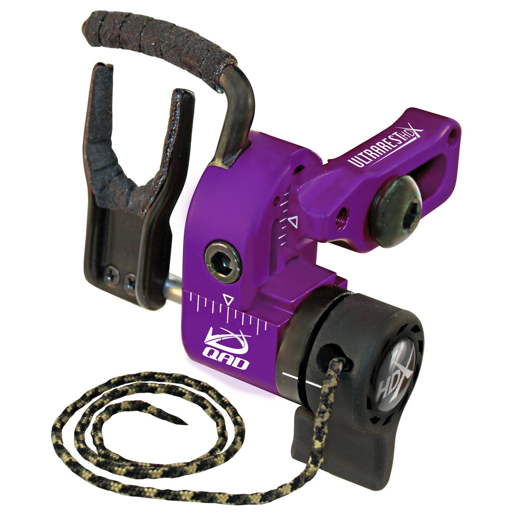 QAD UltraRest HDX Purple RH - Premium Arrow Rest for Right-Handed Archers