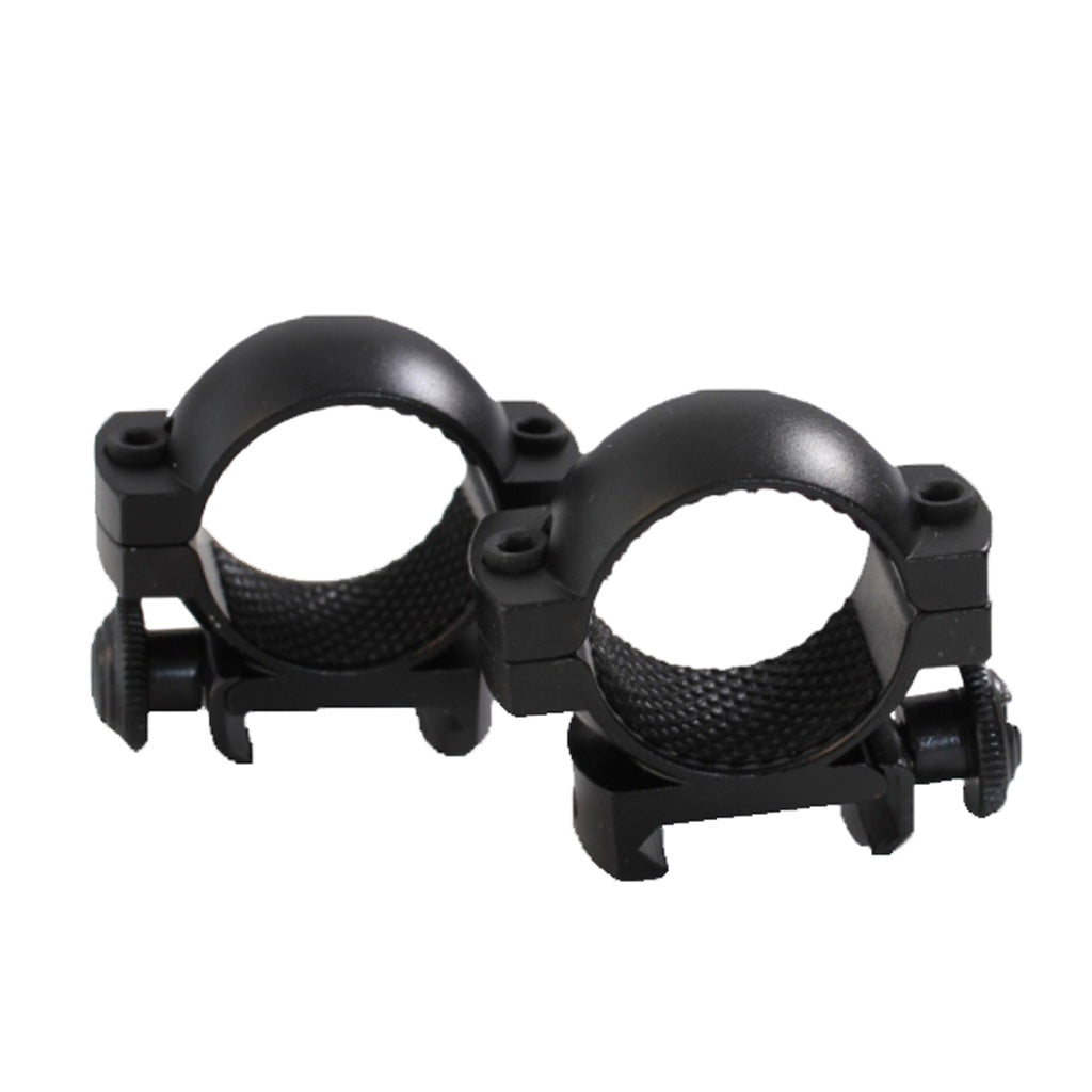 Traditions Matte Black Medium Scope Rings - 1 Inch - Part No. 71269