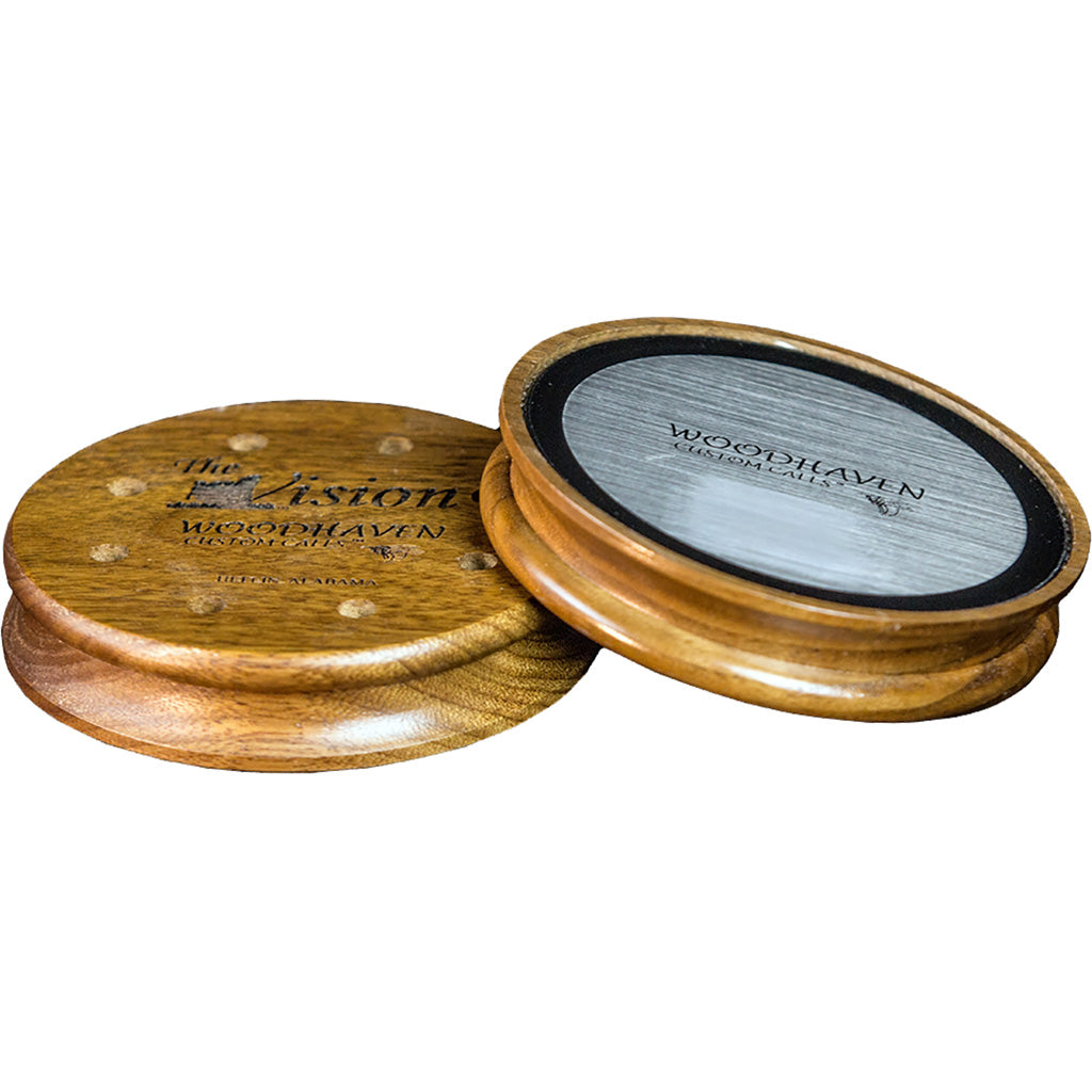 WoodHaven Vision Turkey Call Crystal - Premium American Walnut Cup