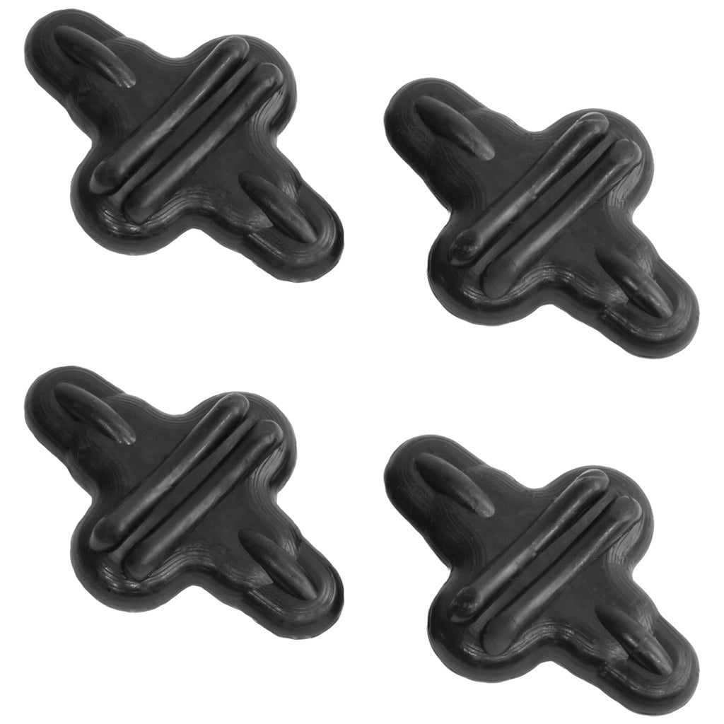 Limbsaver Super String Leech Black 4 Pack - Noise Reduction for Archery