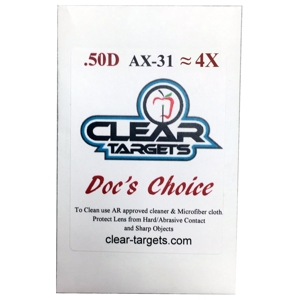 Axcel Docs Choice Lens X-31 4X - Premium Clarity for Archery