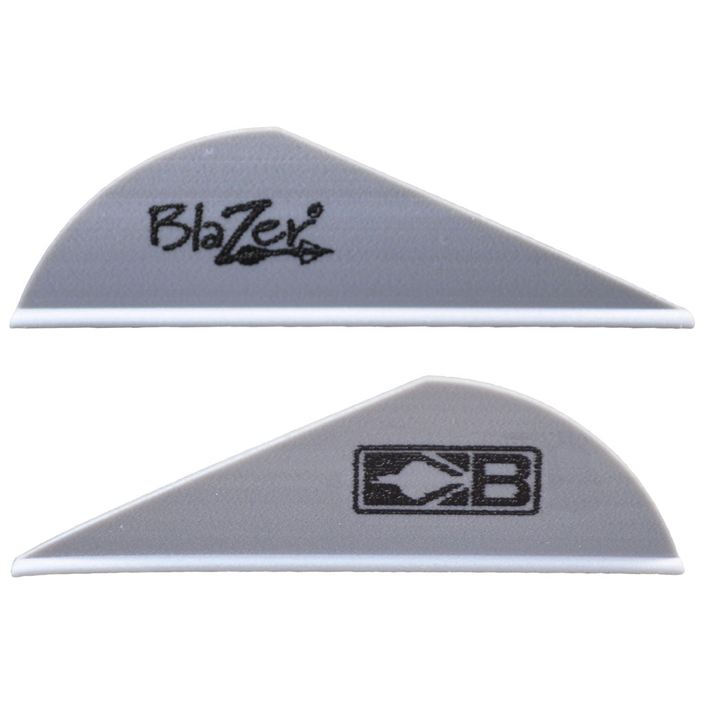 Bohning Blazer Vanes Silver 36 Pack - Enhanced Arrow Stabilization