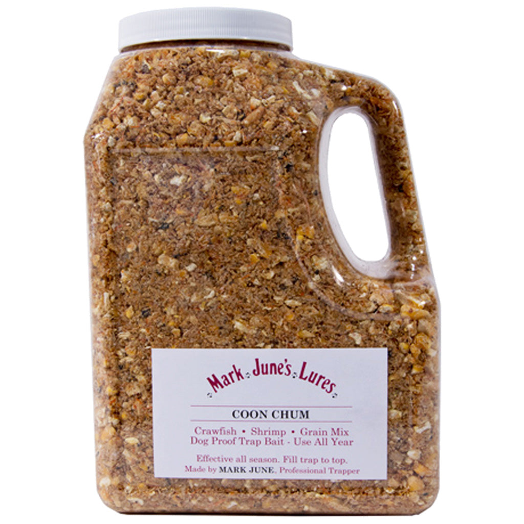 Mark June Coon Chum Raccoon Bait 64 oz - Premium Blend for Effective Trapping