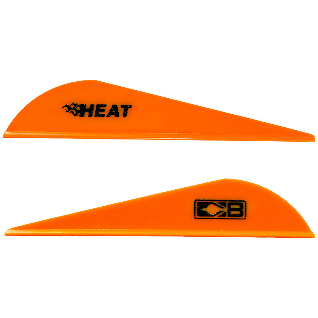 Bohning Heat Vanes Neon Orange 36 Pack - High Performance Archery Vanes