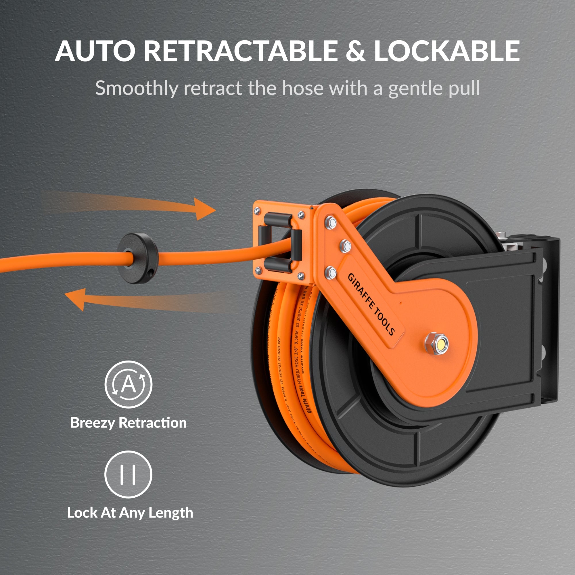 Retractable Air Hose Reel-All Models
