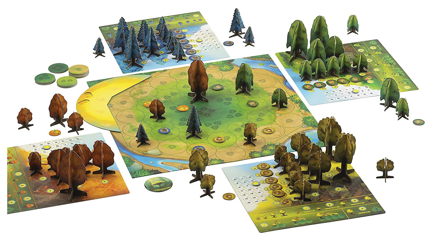 Blue Orange Games Photosynthesis - Engaging Tree Growth Strategy Board Game