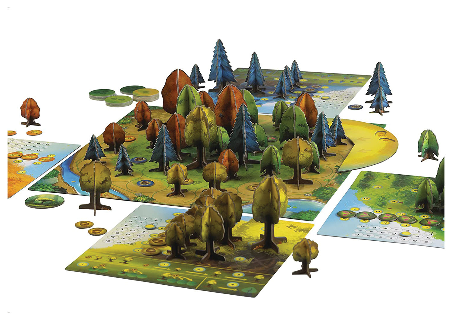 Blue Orange Games Photosynthesis - Engaging Tree Growth Strategy Board Game