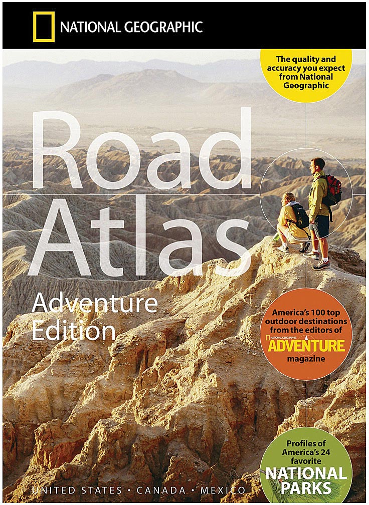 National Geographic Road Atlas Adventure Edition – Detailed Maps for Travelers