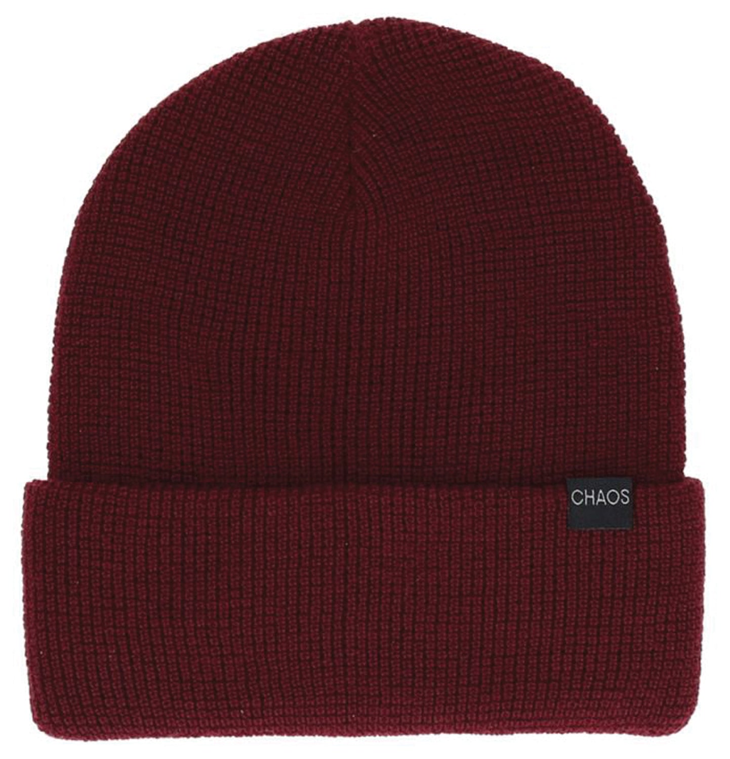 CHAOS Free Ranger Beanie Red - Stylish Warm Knit Hat for Men and Women