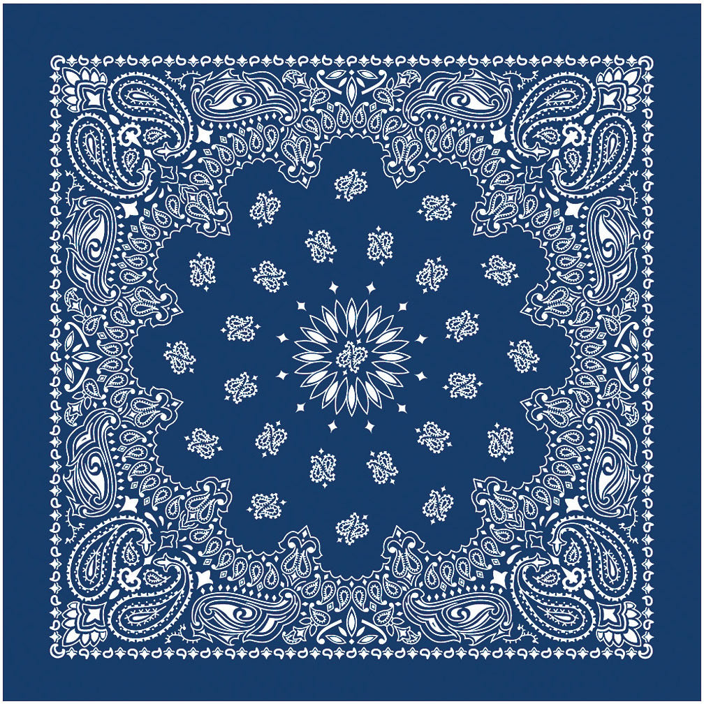 CAROLINA MANUF Blue Bandanas with Hang Tag - 518051