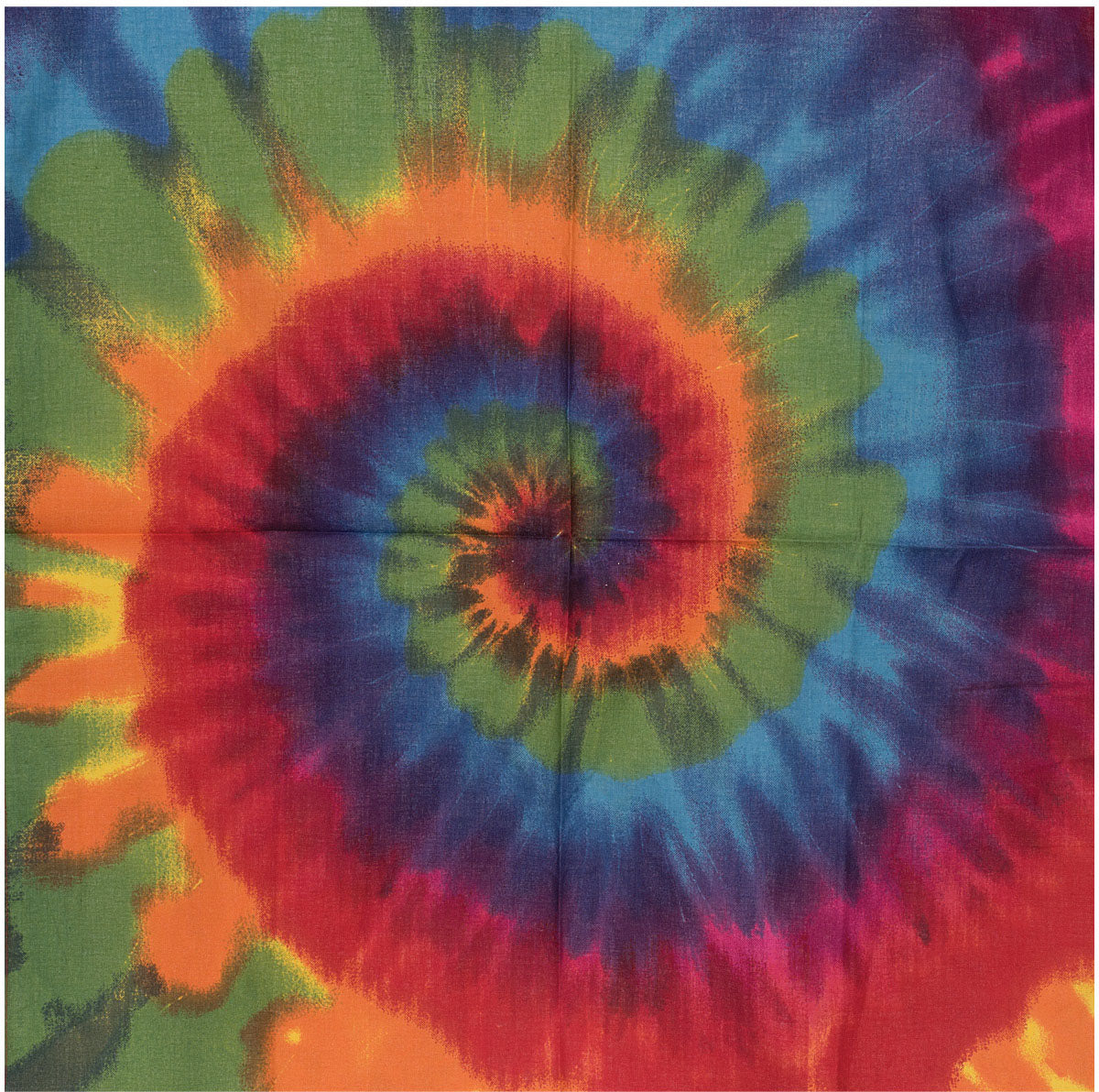 Carolina Manuf Bandana Tie Dye Rainbow - Stylish & Versatile Accessory