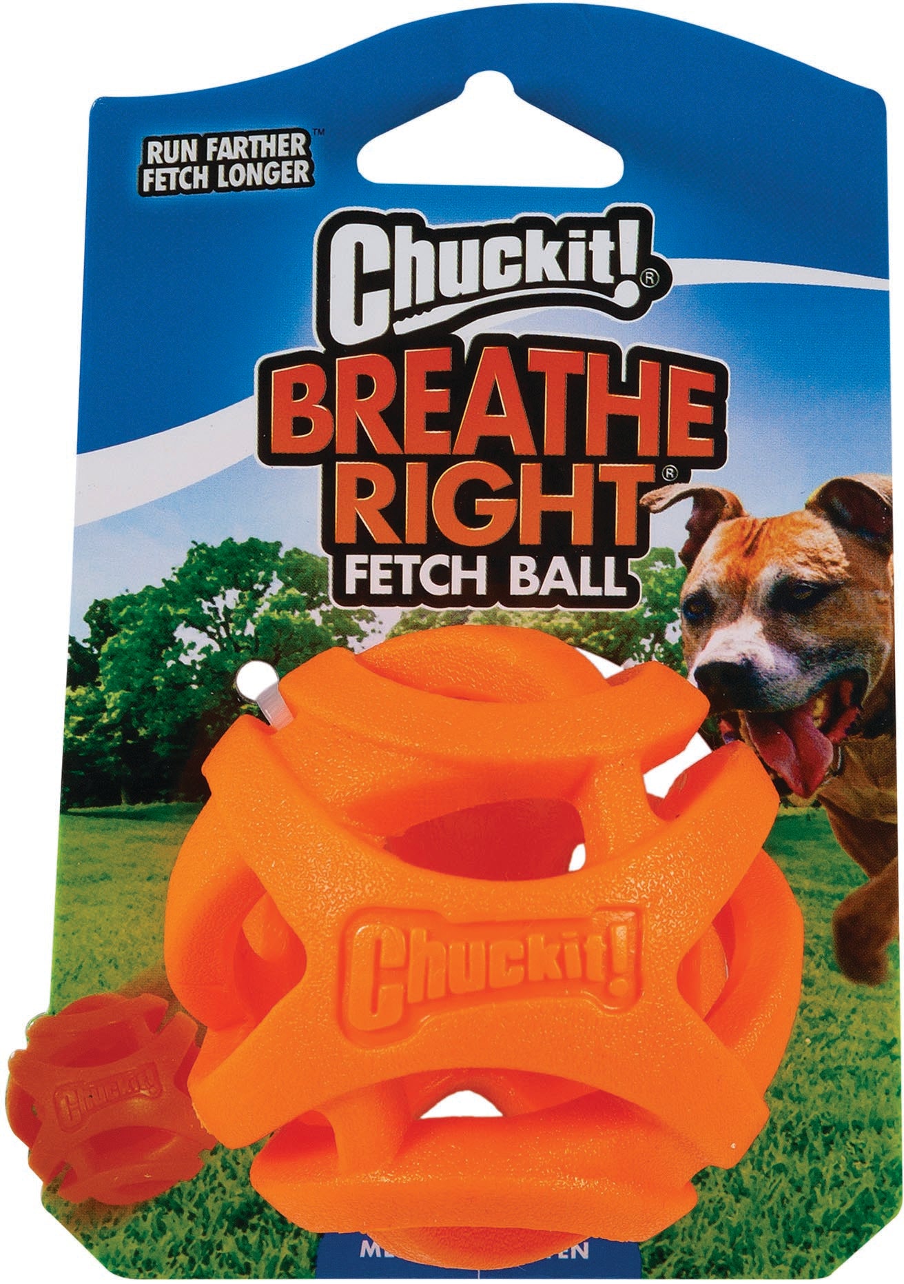 Chuckit! Breathe Right Ball Medium for Dogs - Durable Fetch Toy