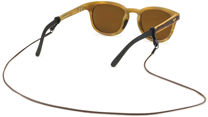 Croakies Brown Leather Eyewear Retainer for Secure Fit