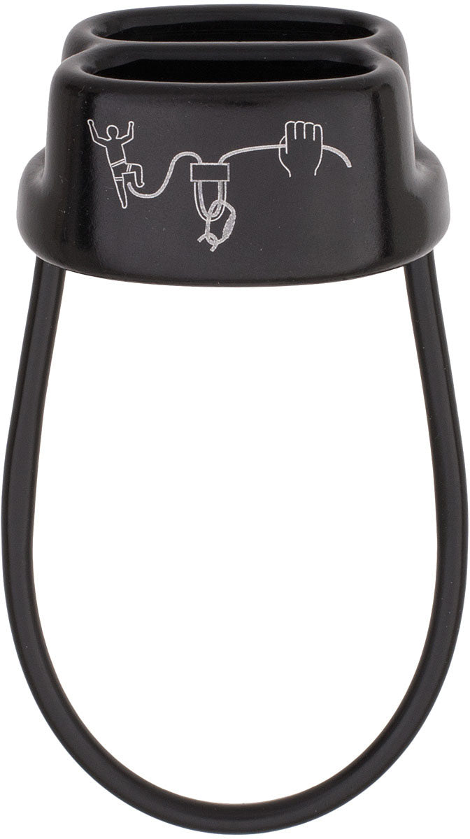 CYPHER Arc Belay Device Matte Black - Reliable Climbing Equipment
