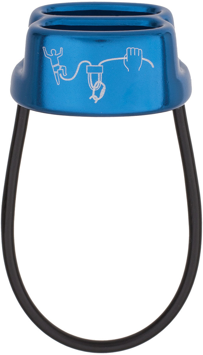 CYPHER Arc Belay Device in Blue - Lightweight and Reliable Climbing Gear