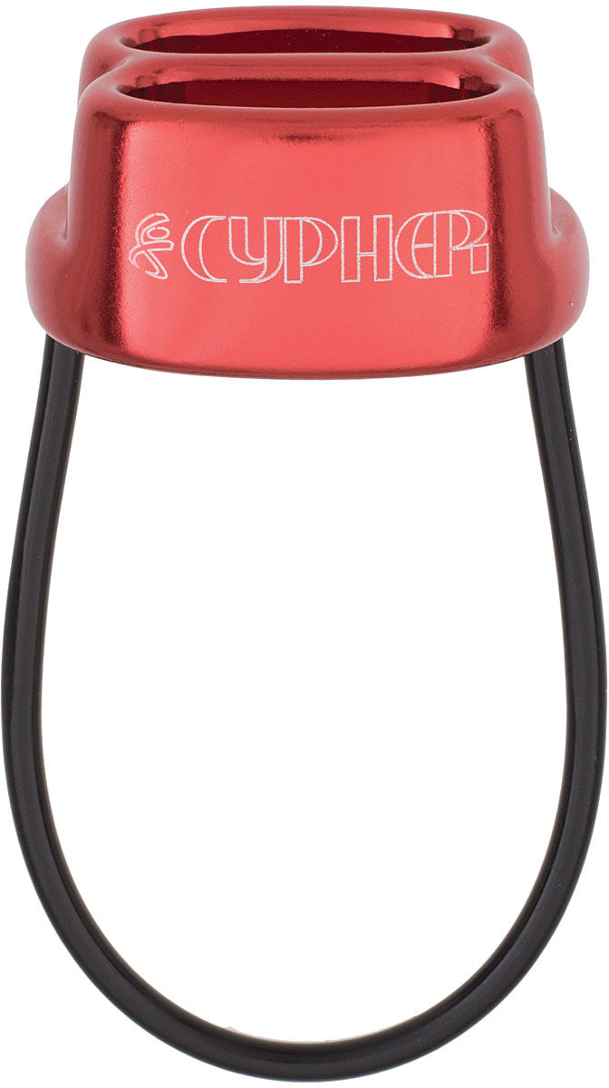CYPHER Arc Belay Device in Red - Lightweight and Reliable Climbing Gear