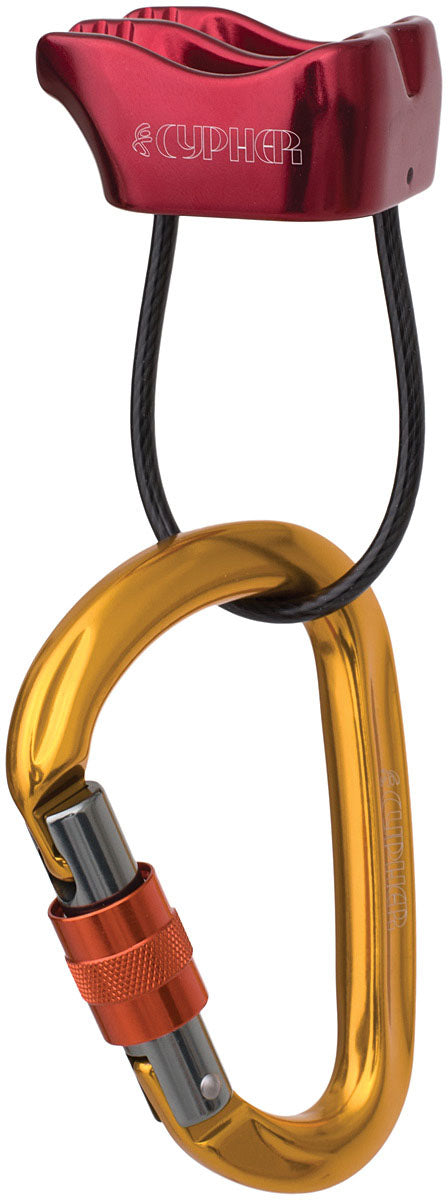 CYPHER X F Belay Device with HMS Kit - Reliable Rock Climbing Safety Equipment