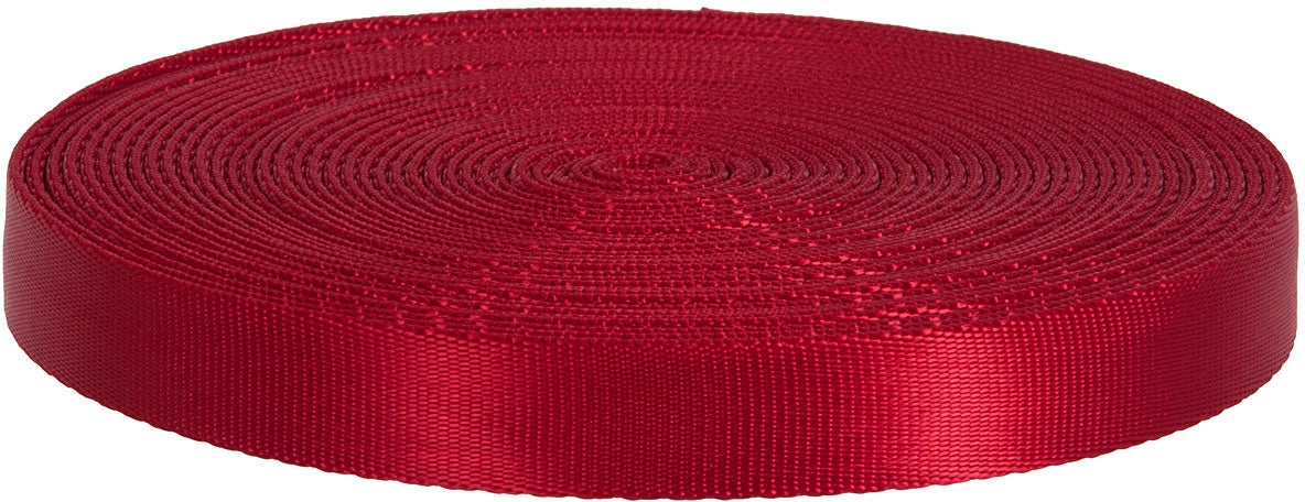 30 Ft 11/16" Webbing Red