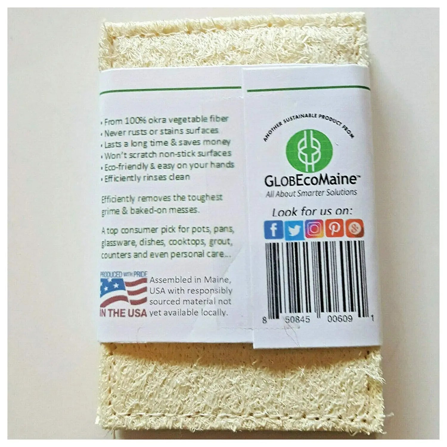 Okra Eco Scrubby 2 Pk