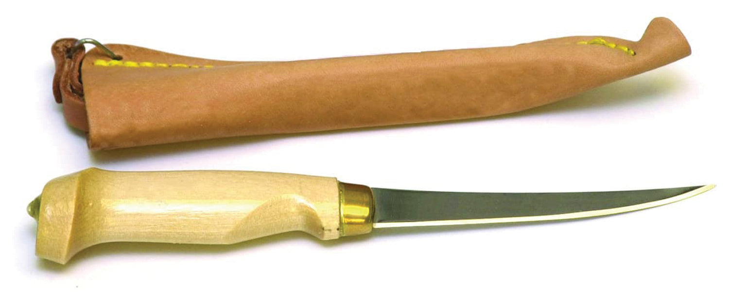 EAGLE CLAW Wood Handle Fillet Knife 6" - Precision and Comfort
