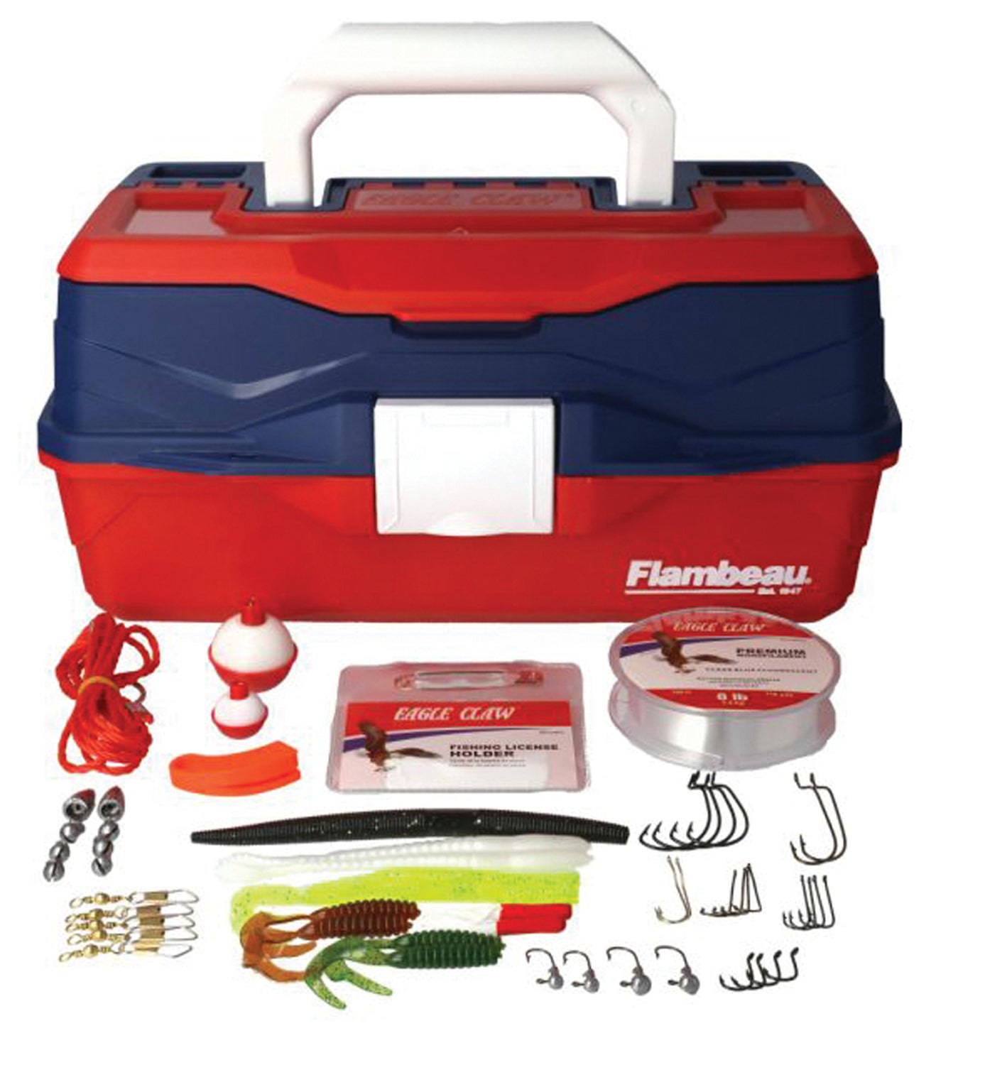 Eagle Claw Go Fish E X Treme Tackle Box Kit - Perfect for All Anglers