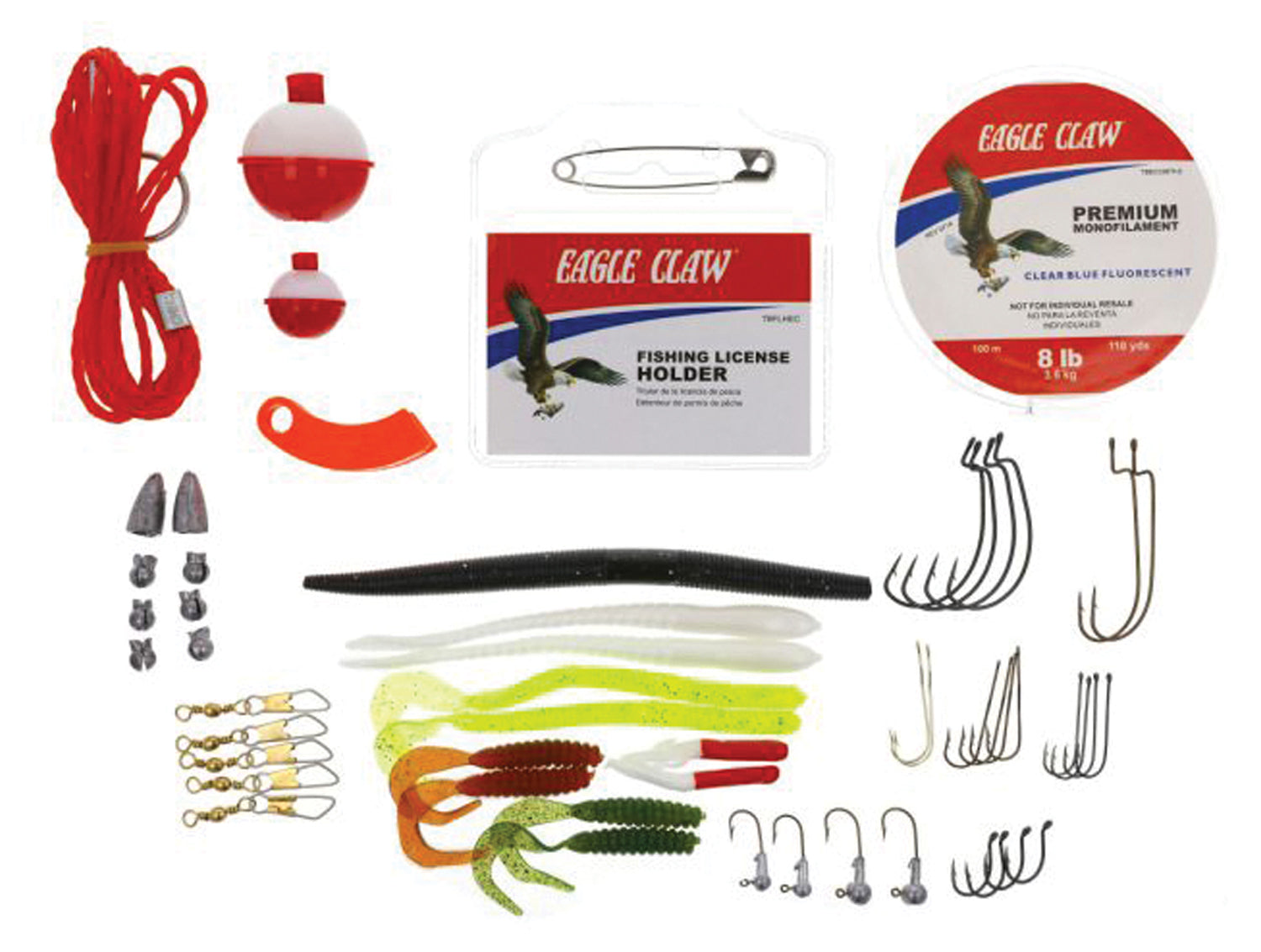 Eagle Claw Go Fish E X Treme Tackle Box Kit - Perfect for All Anglers