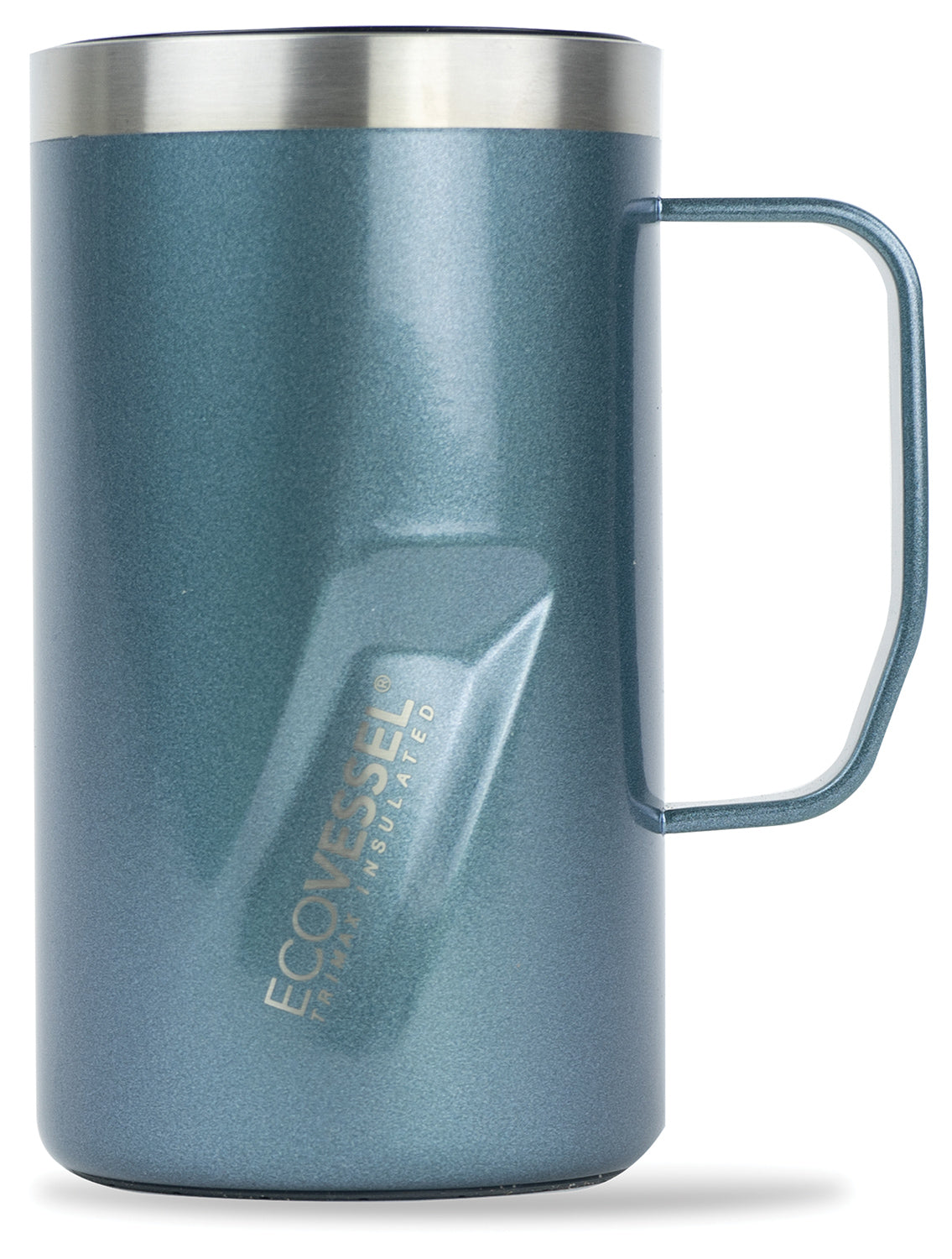 ECO VESSEL Transit Trima X Mug 16 oz Blue - Durable, Eco-Friendly Travel Mug