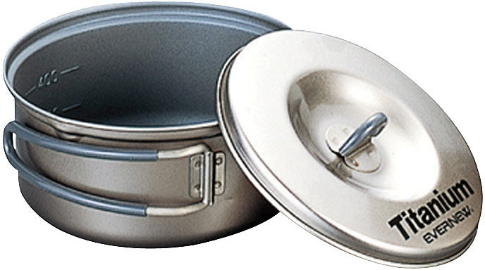 Evernew Titanium Ns PO T 0.6L Lightweight Camping Pot