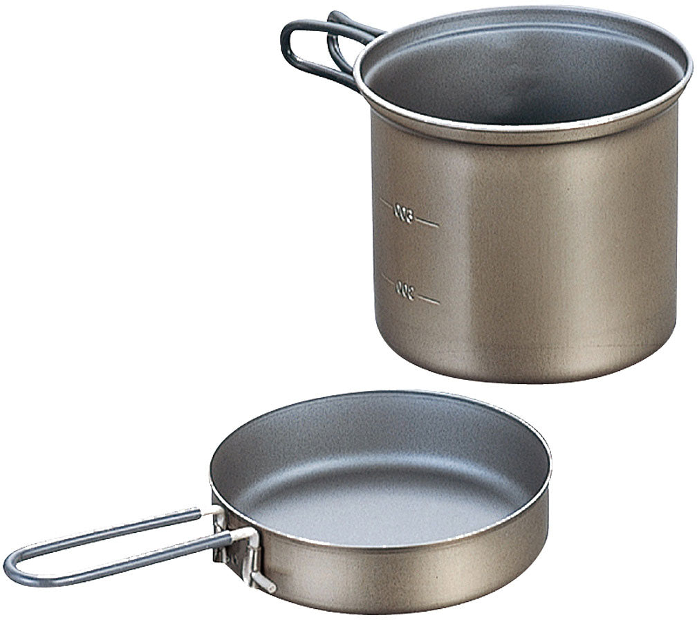 Evernew Titanium NS Deep Pot with 0.9L Handle - Durable Ultralight Cookware