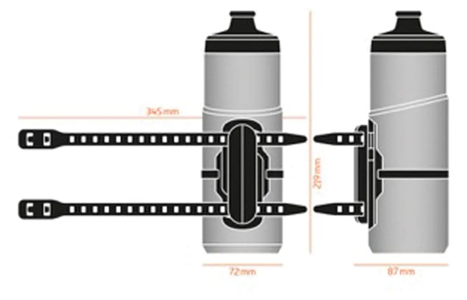 Twist 600 Ml Bottle W Uni Base