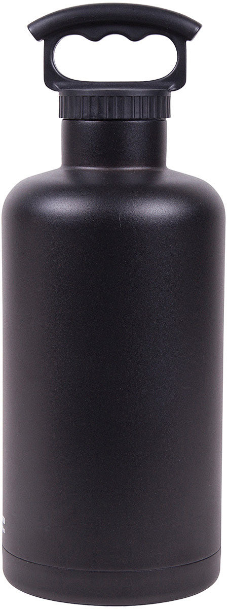 FIFTY/FIFTY Tank Growler 64 Oz Black - Durable Beverage Container