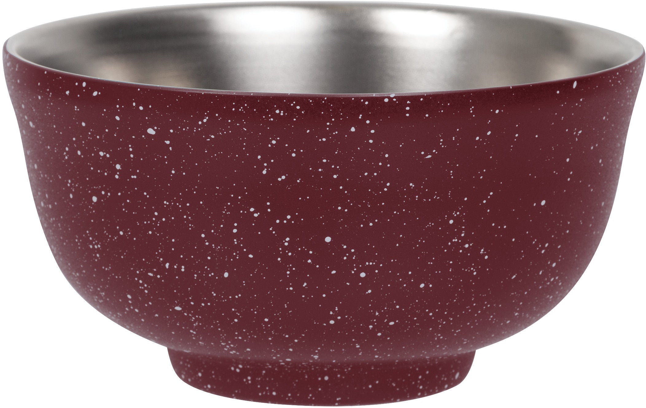 FIFTY/FIFTY 24 oz Insulated Red Bowl for Hot and Cold Food