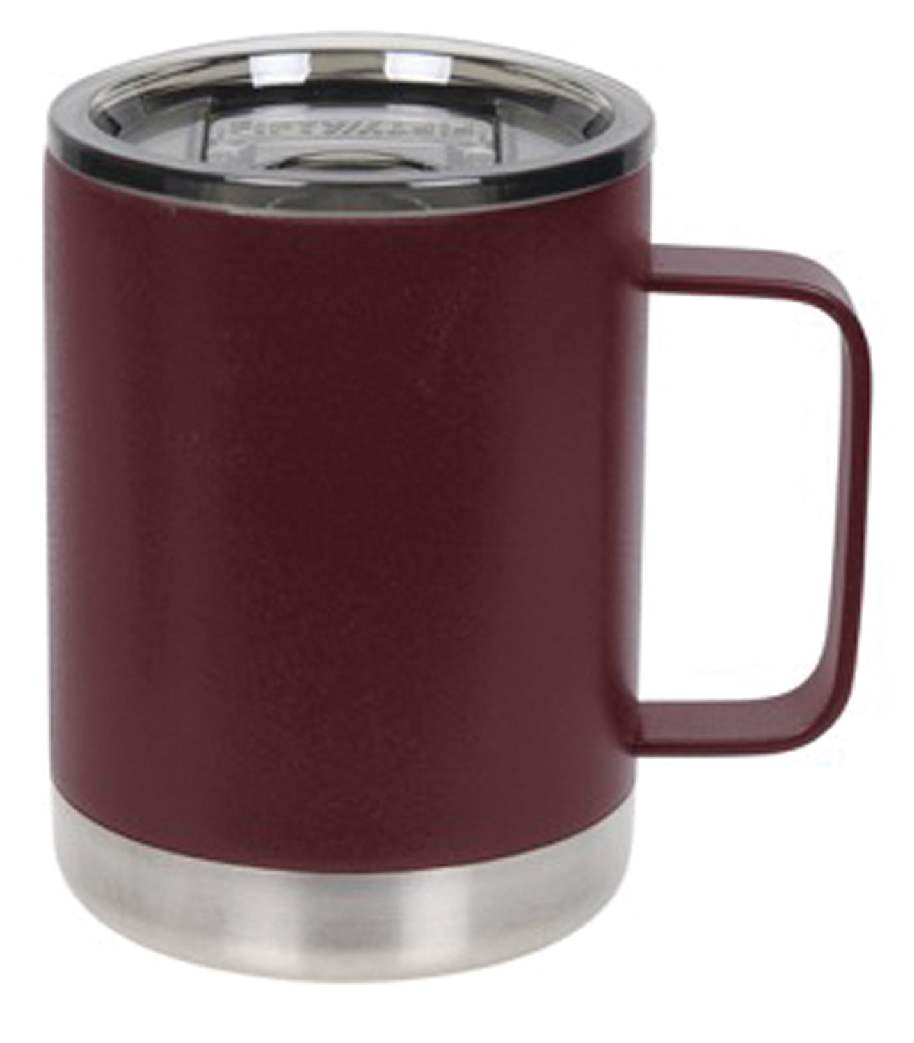 FIFTY/FIFTY 12 oz Brick Red Camp Mug - Durable Stainless Steel Outdoor Coffee Cup