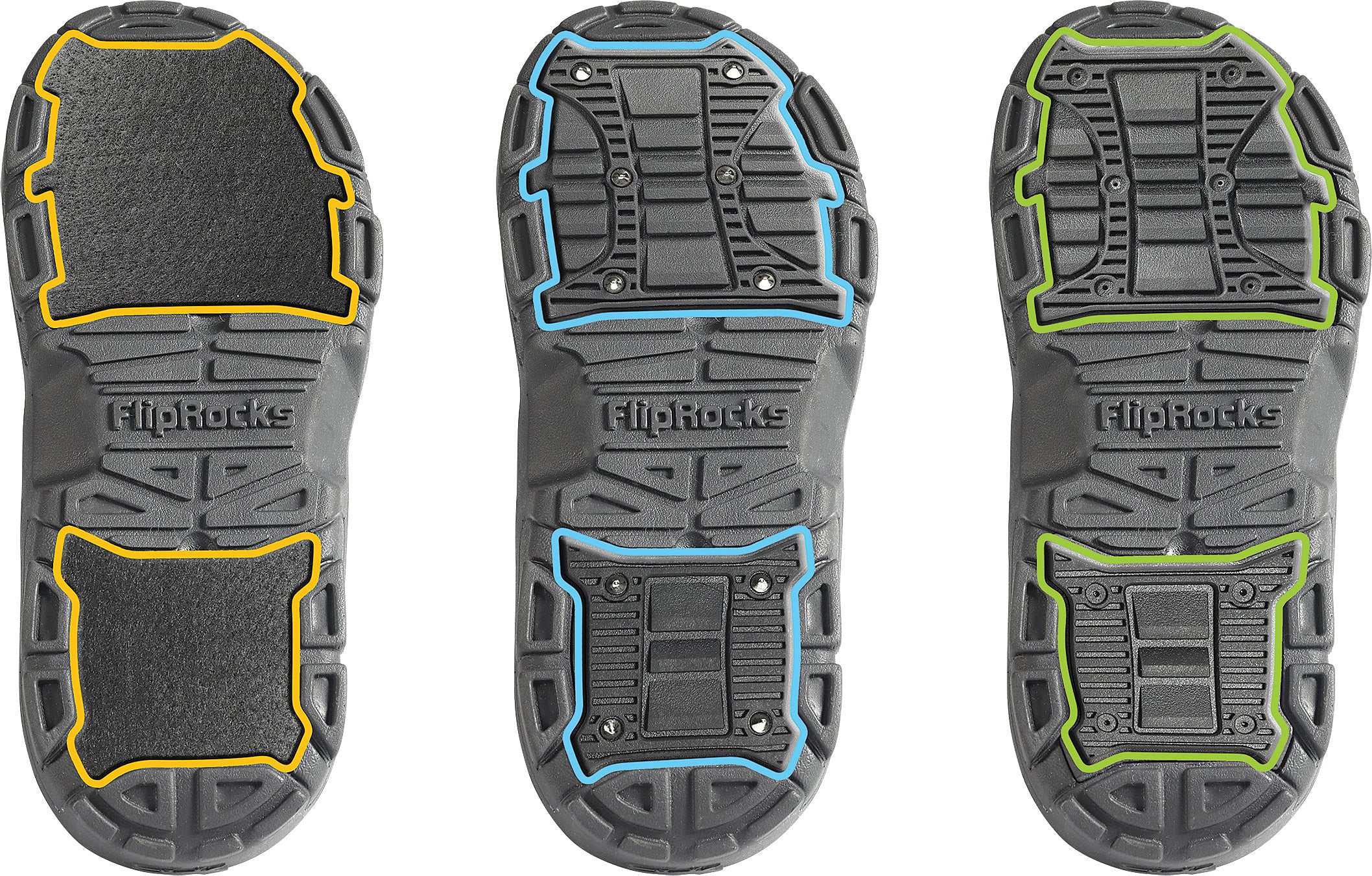 Fliprocks W/3 Pads Black 6/7 by Fliprocks - Heavy-Duty Protective Gear