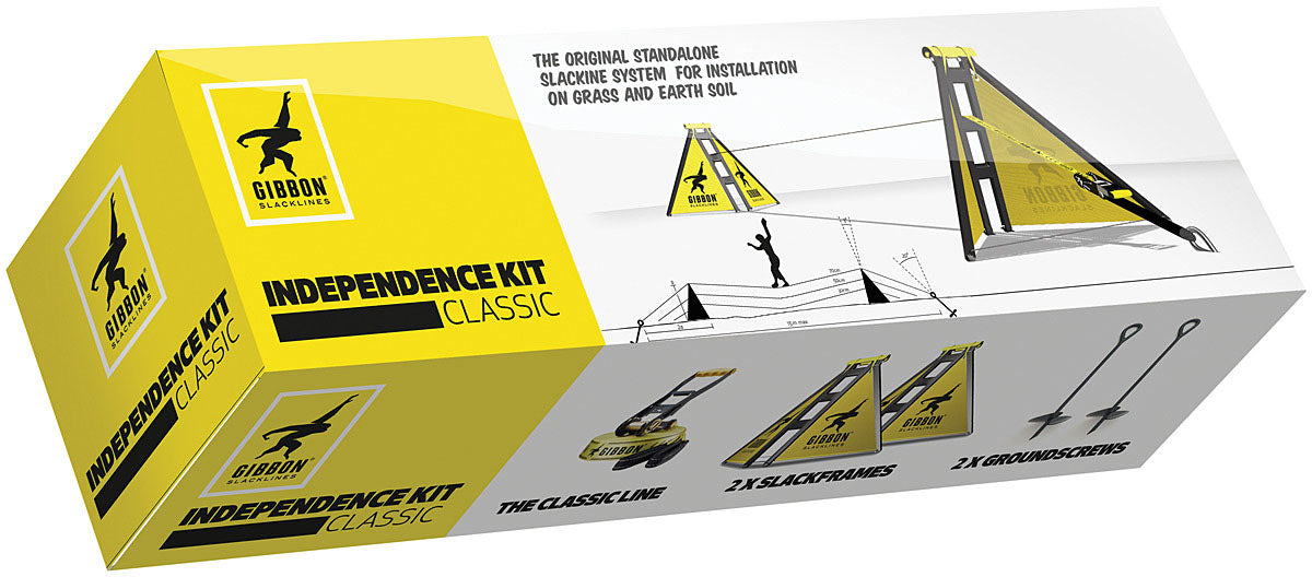 GIBBON Independence Kit Classic Line - Versatile Paracord Rope Set for Outdoor and Survival Use