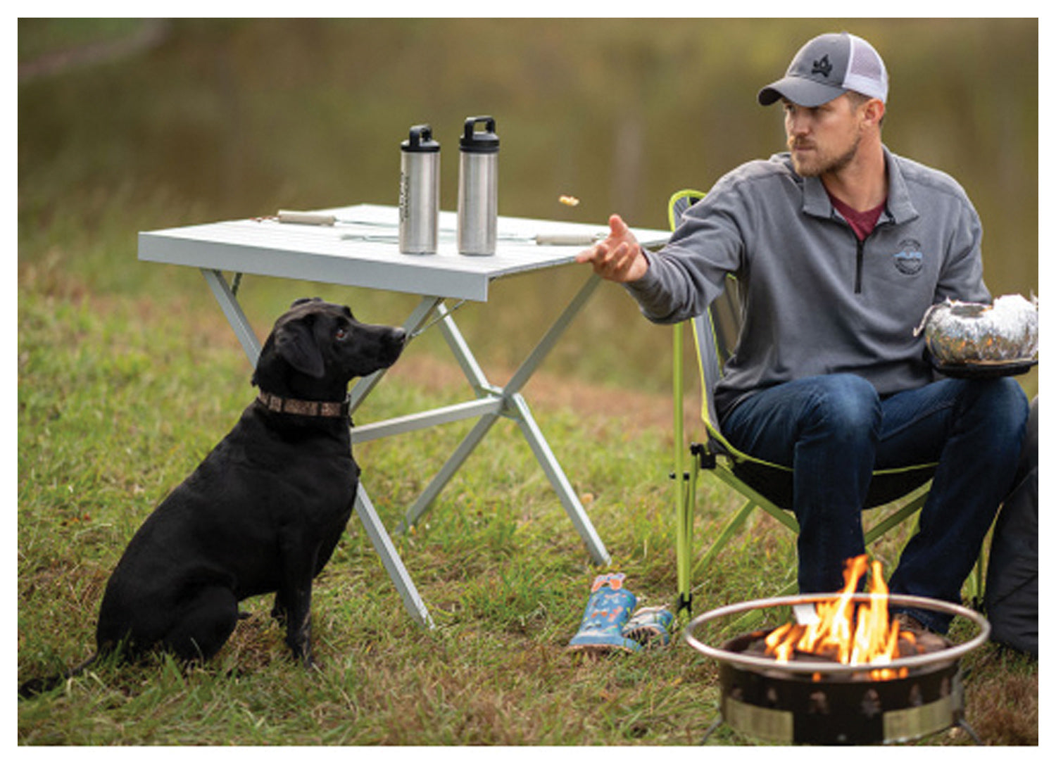ALPS Mountaineering Square Dining Table - Silver