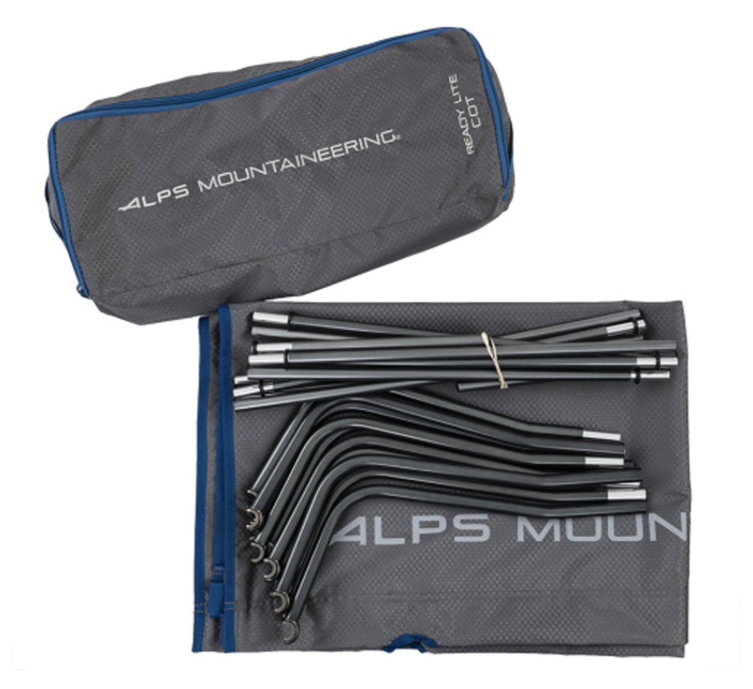 ALPS Mountaineering Ready Lite Cot Gray - Lightweight Camping Cot