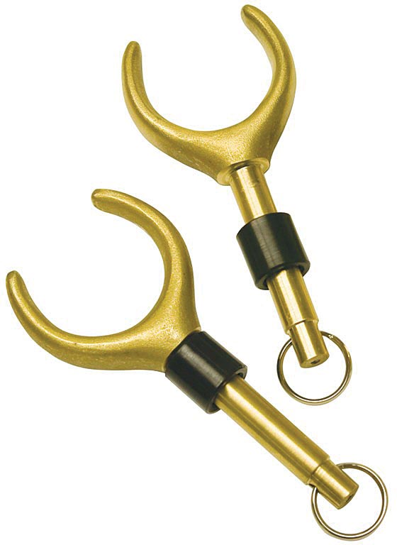 AIRE Brass Oar Lock Large 2 Pack for Durable Boat Control