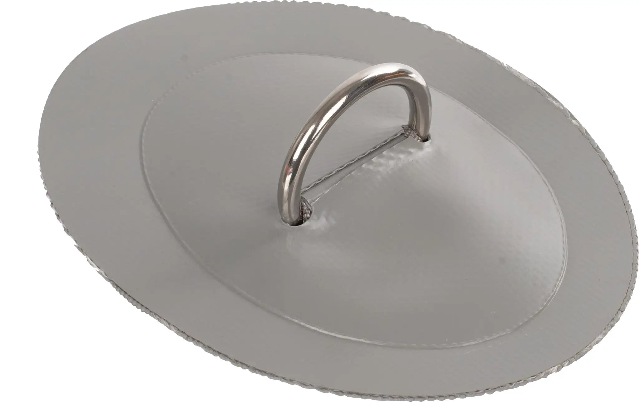 1.5" Oval D Rings Gray