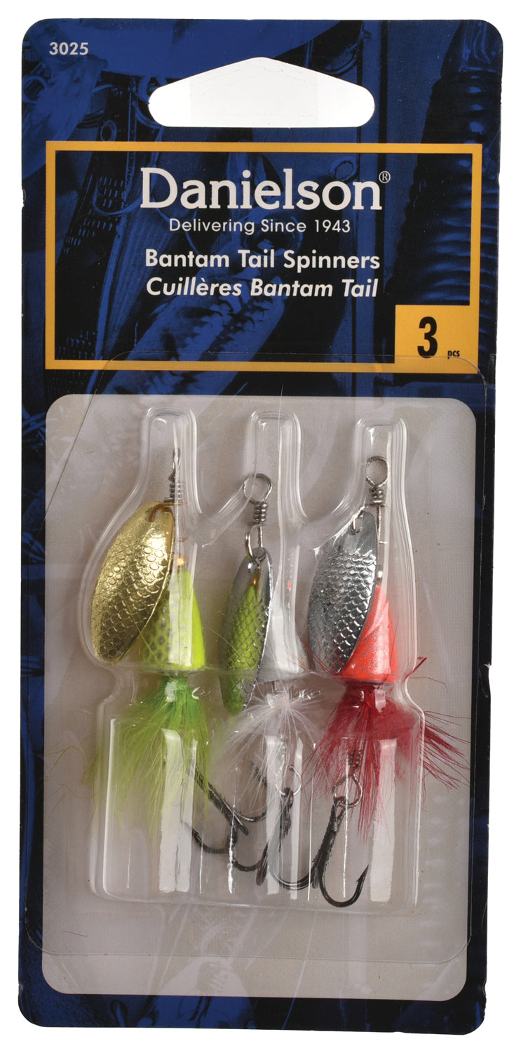 DANIELSON Spinner Assorted Bantam 3 Pack