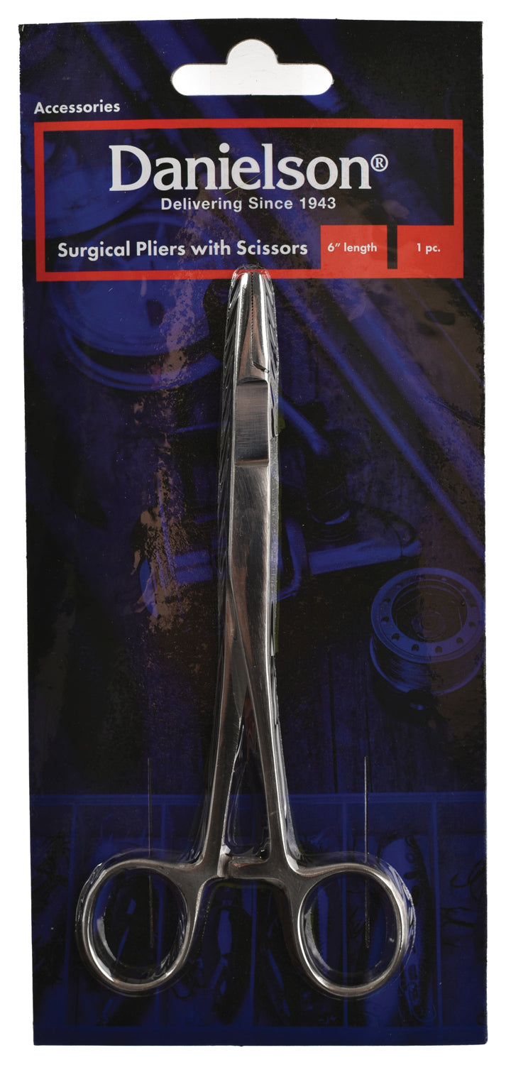 DANIELSON 6" Plier Hemostat with Scissors