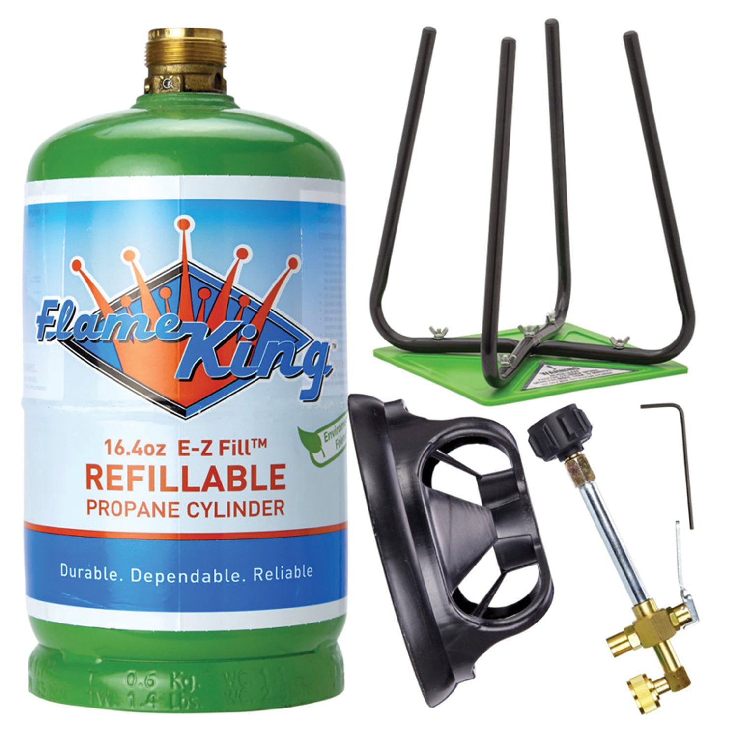 FLAME KING Refill Propane Kit - Convenient Propane Refilling Solution