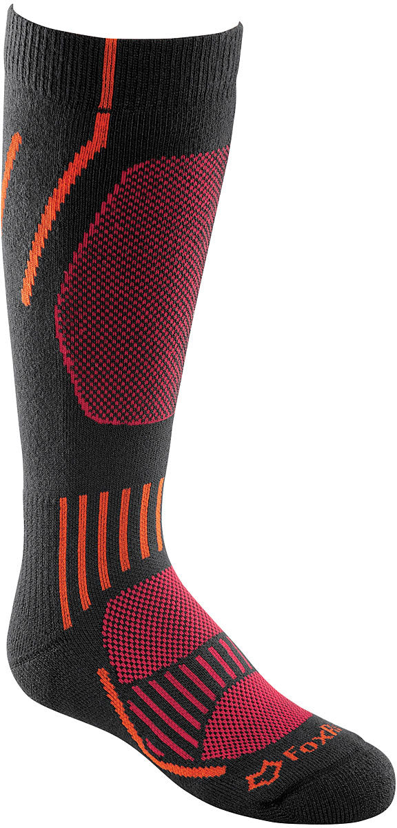 FOX RIVER Boreal Ski Jr. Small Black Socks for Kids