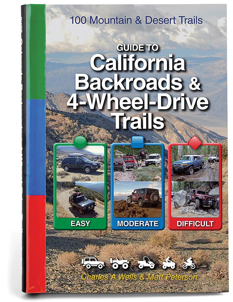 FUNTREKS 4 x 4 Guide California Back Roads - Road Trip Travel Map