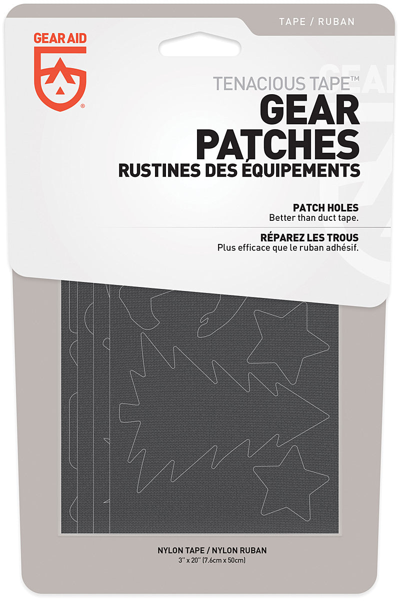 GEAR AID Gear Patch Camping Repair Patch - 20 Inch Black