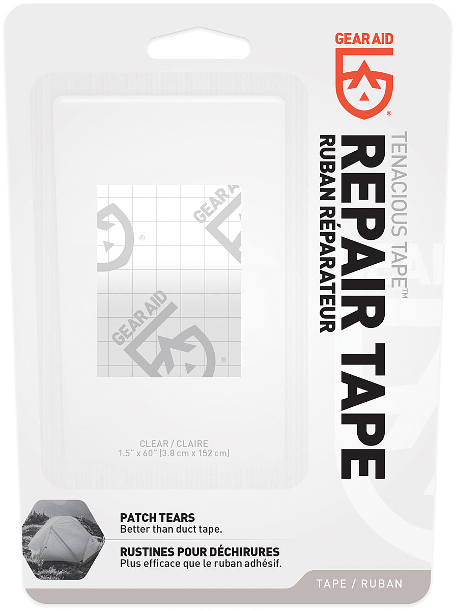 GEAR AID Tenacious Tape 1.5" x 60" Clear Repair Tape