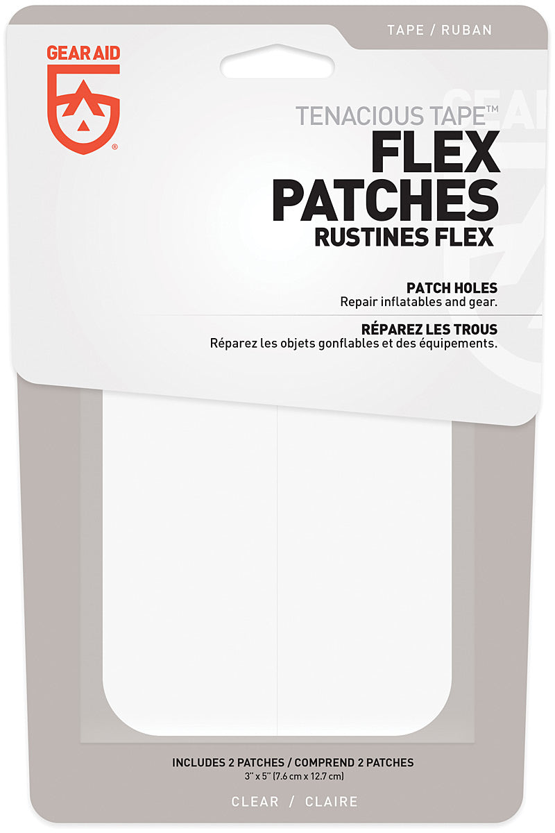 GEAR AID Tape Ma X Fle X Patches in Clear - Versatile Repair Solution