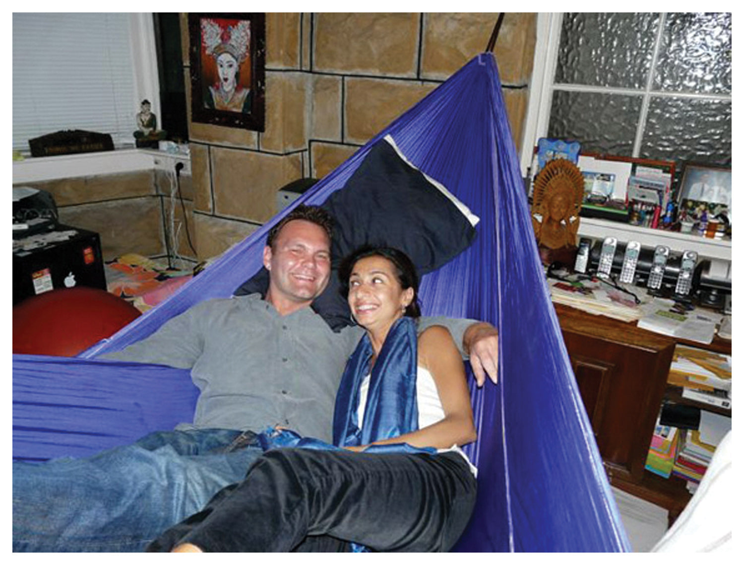 Hammock Bliss Double Blu/Purpl