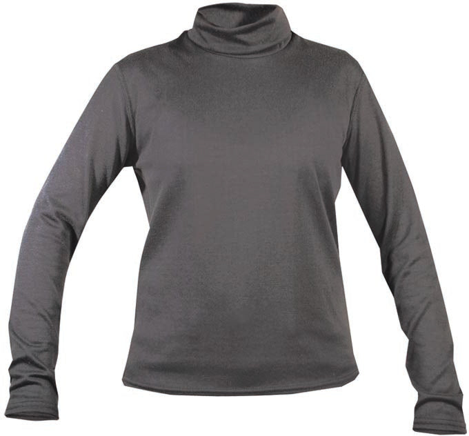 PEPPER Bi Ply T-Neck Kids Black Medium - Durable Cotton Blend T-Shirt